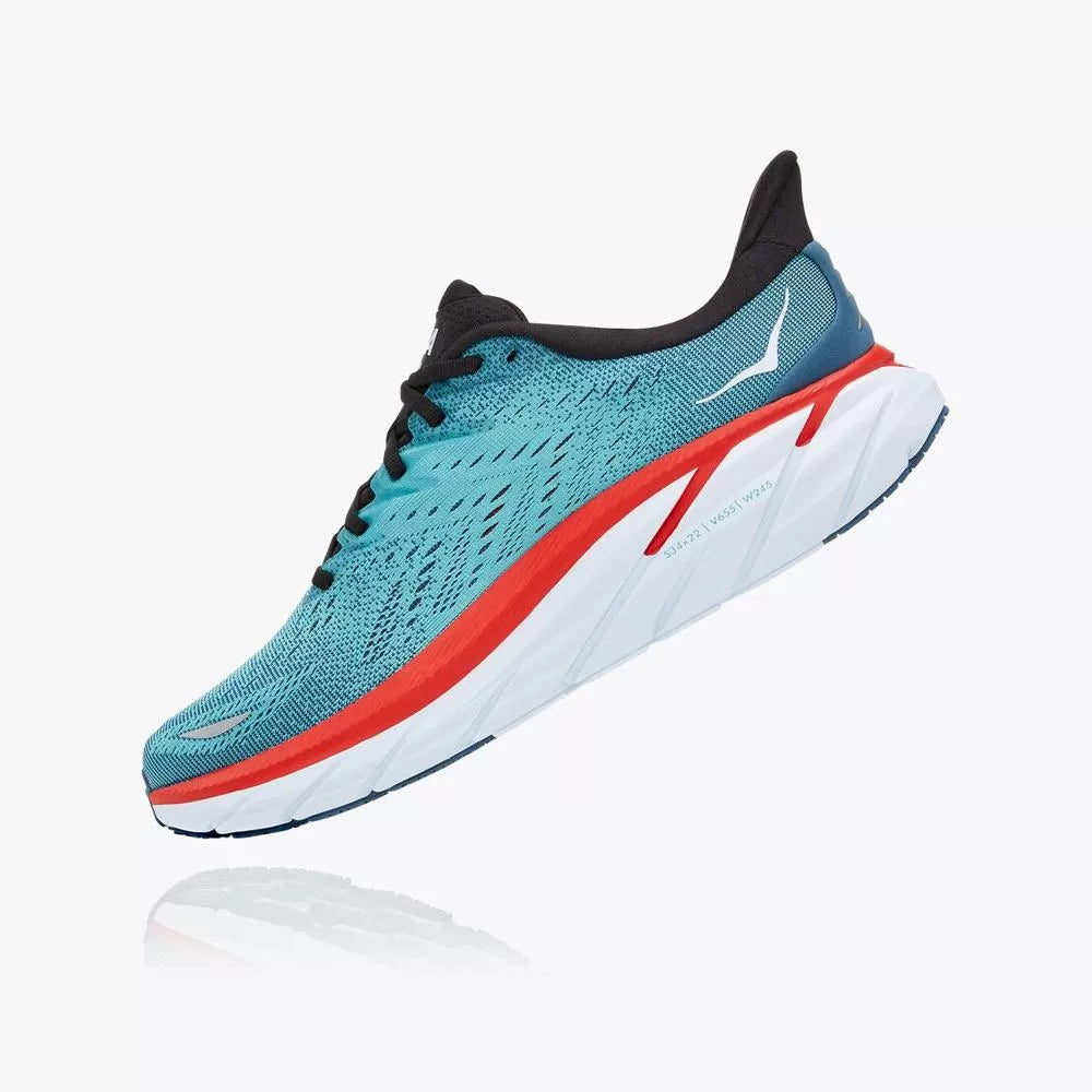 Women's Clifton 8 - Real Teal / Aquarelle