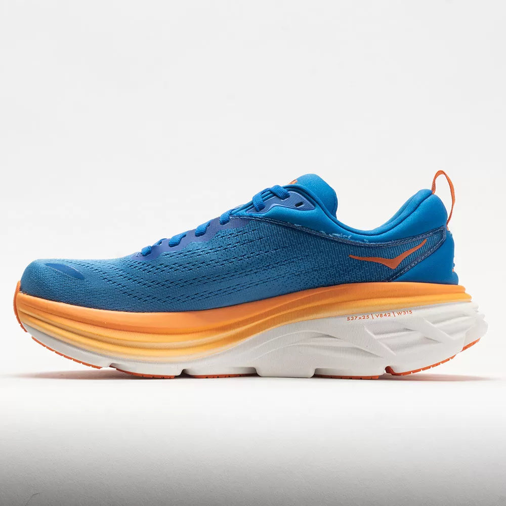 HOKA Bondi 8 Men's Coastal Sky/Vibrant Orange