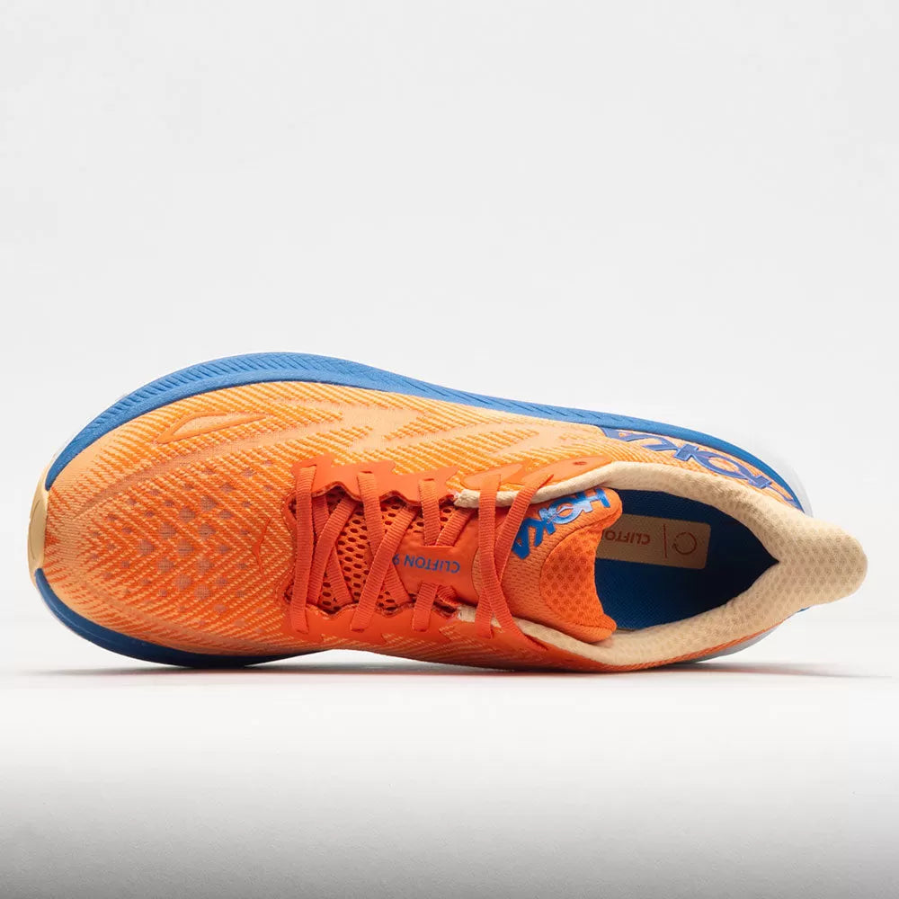 HOKA Clifton 9 Men's Vibrant Orange/Impala