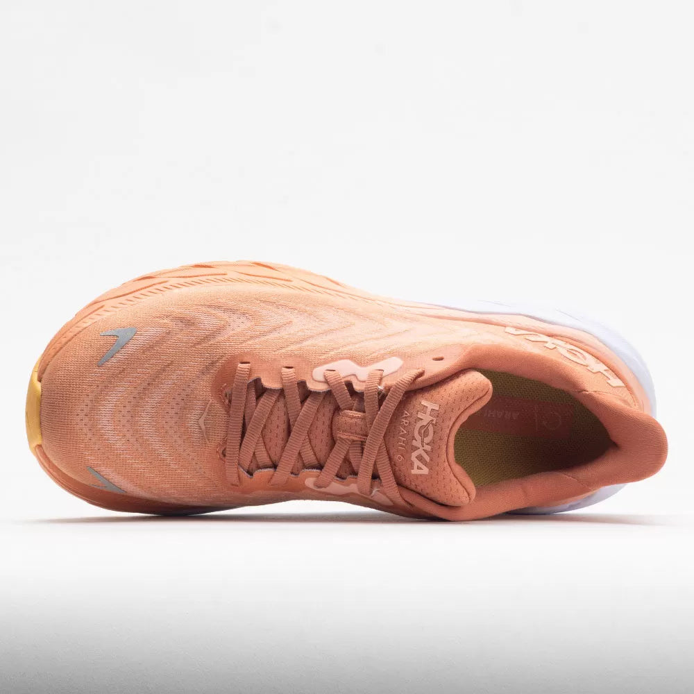 HOKA Arahi 6 Women's Sun Baked/Shell Coral