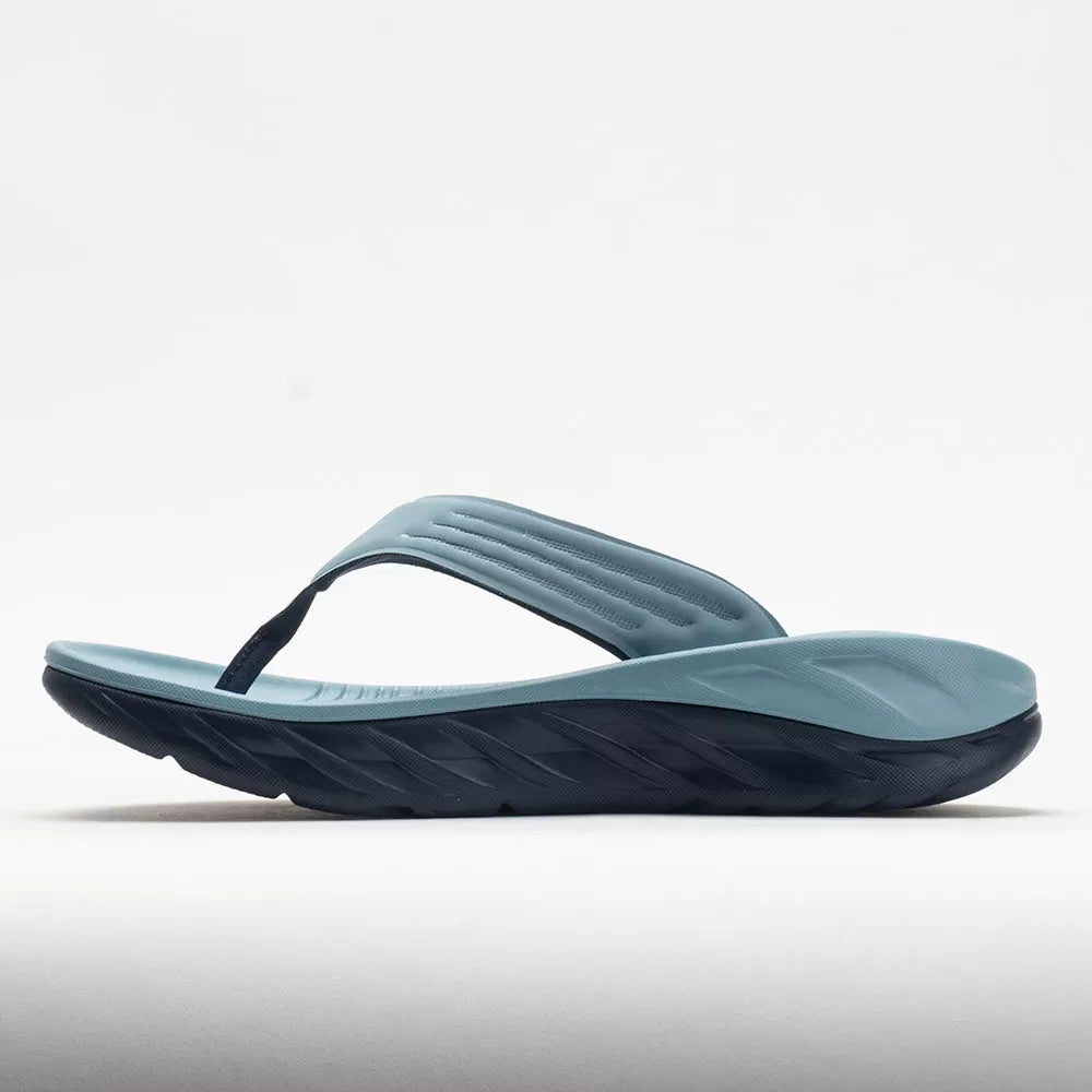 HOKA Ora Recovery Flip Men's Stone Blue/Outer Space