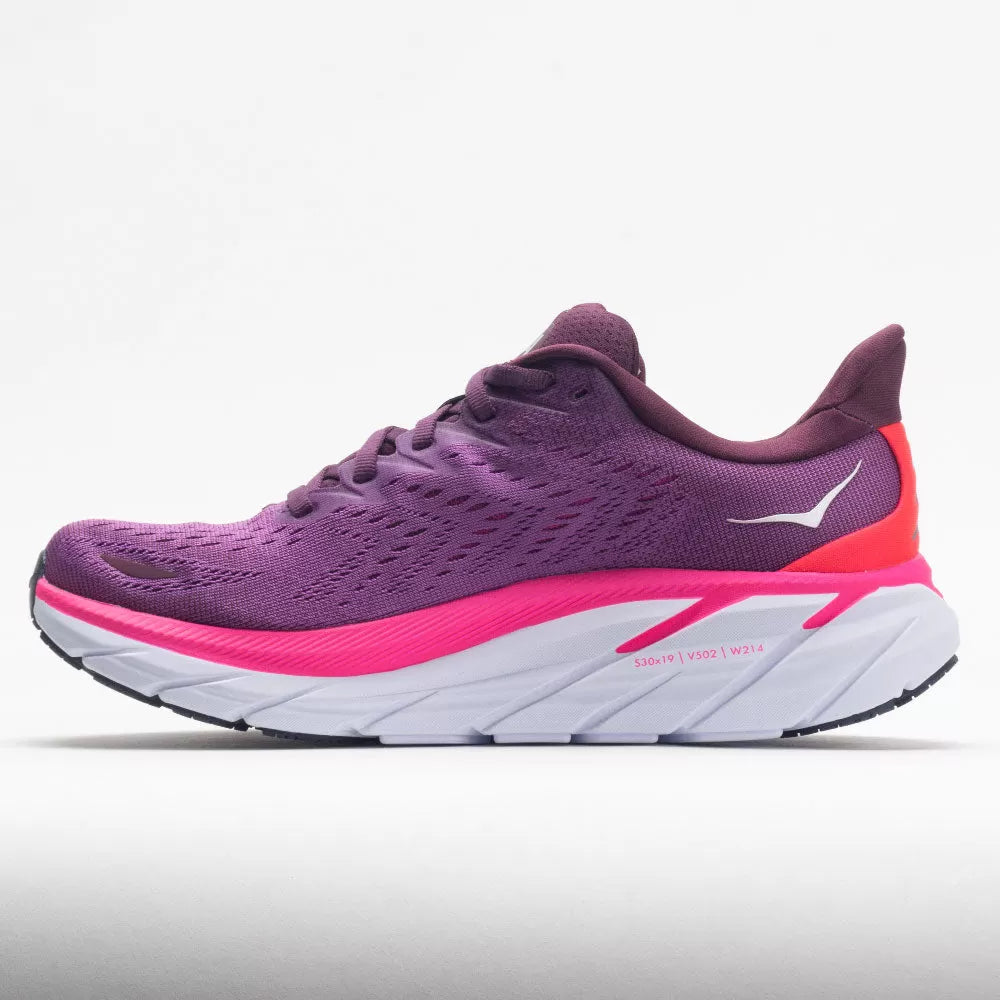 HOKA Clifton 8 Women's Grape Wine/Beautyberry