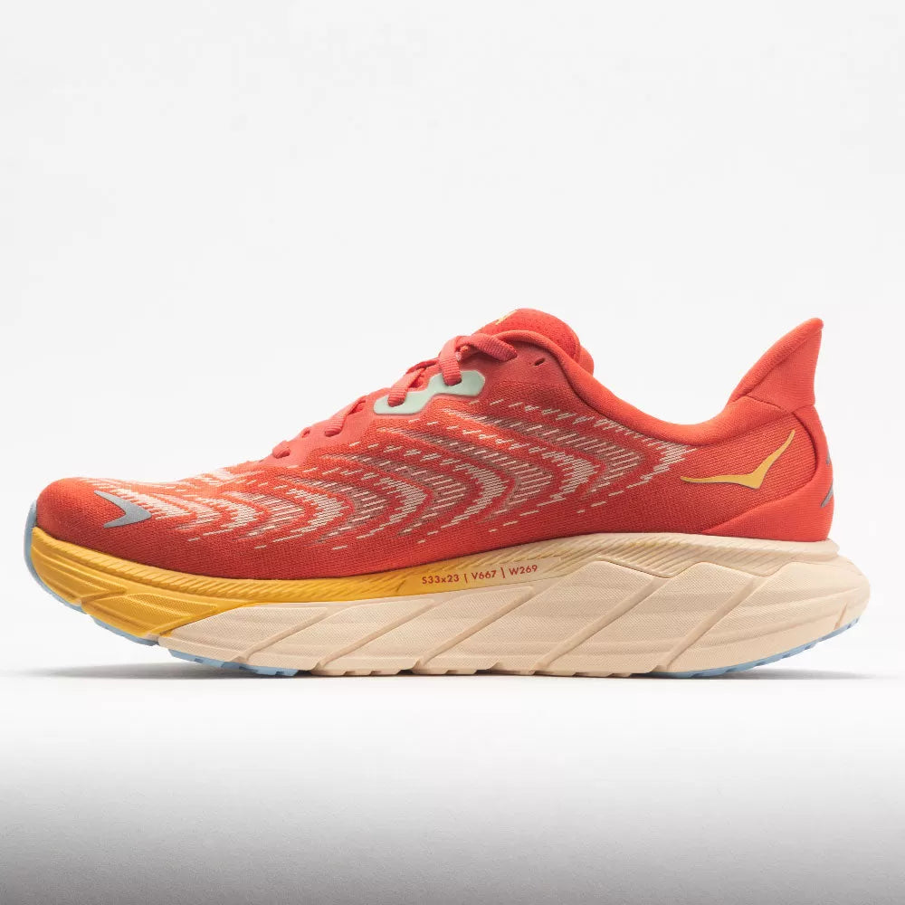 HOKA Arahi 6 Men's Fiesta/Amber Yellow