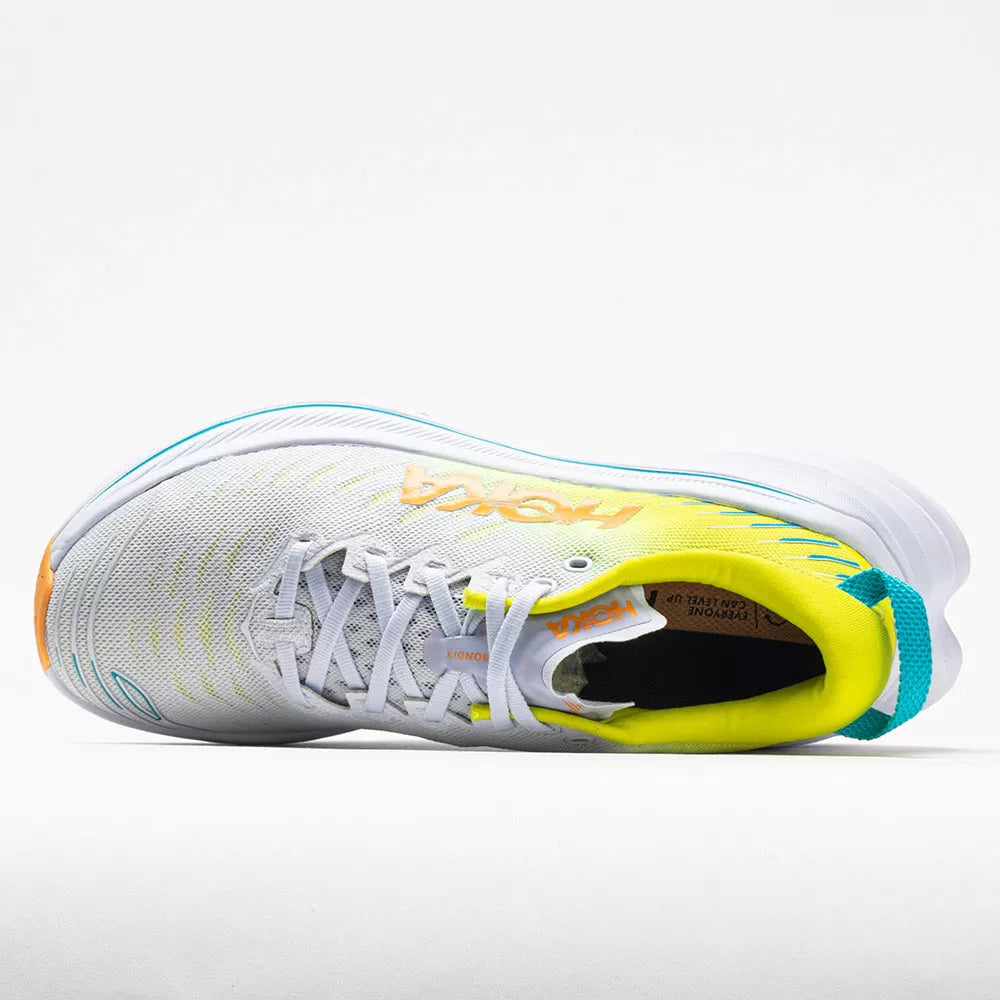 Hoka One One Bondi X Men's White/Evening Primrose