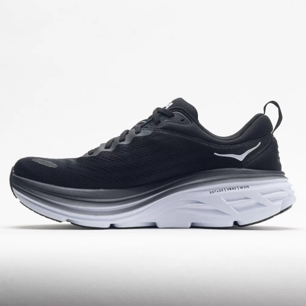 HOKA Bondi 8 Men's Black/White