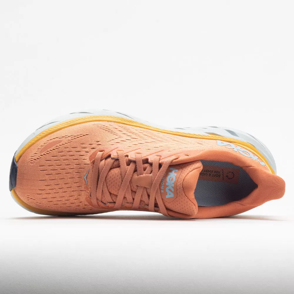 Hoka One One Clifton 8 Women's Sun Baked/Shell Coral