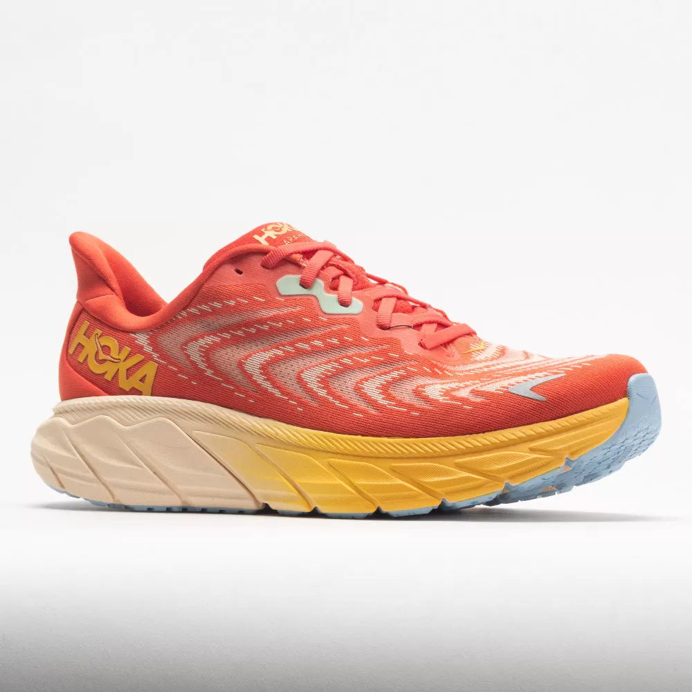 HOKA Arahi 6 Men's Fiesta/Amber Yellow