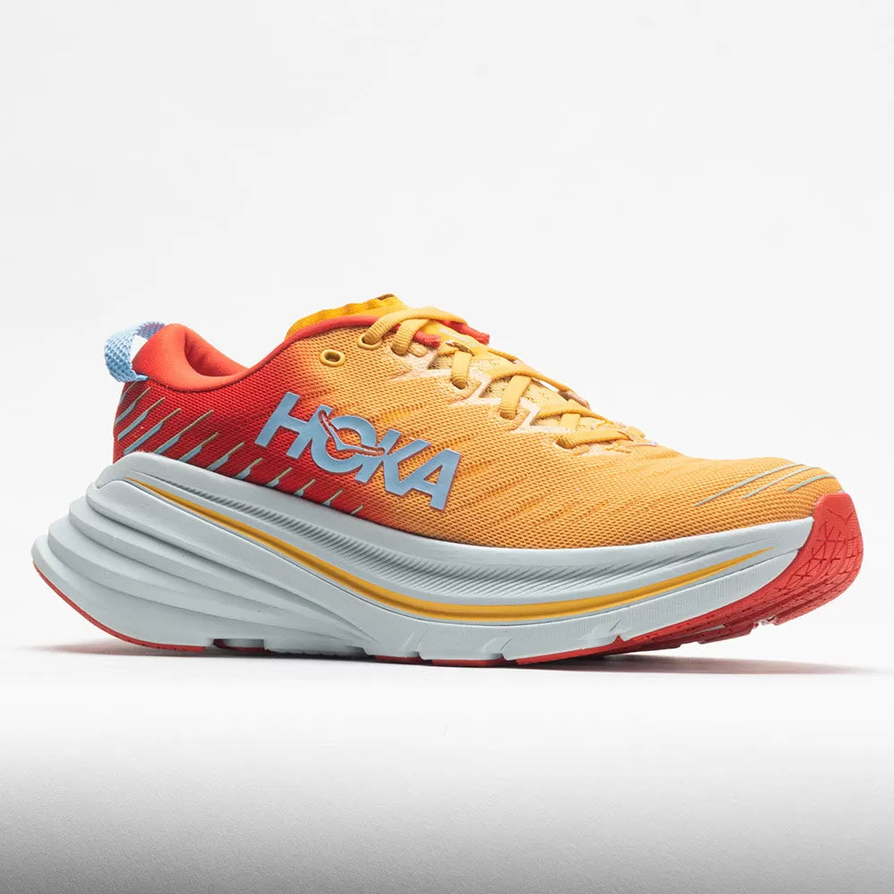 HOKA Bondi X Men's Fiesta/Amber Yellow