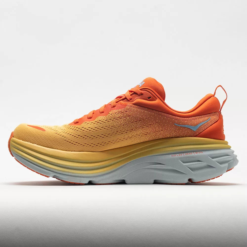HOKA Bondi 8 Men's Puffin's Bill/Amber Yellow