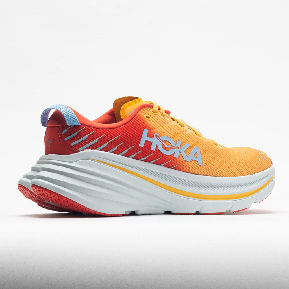 HOKA Bondi X Men's Fiesta/Amber Yellow