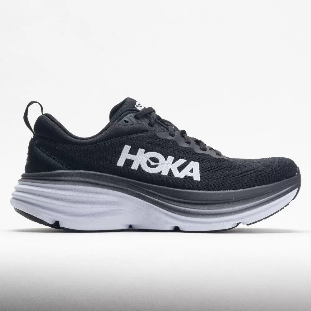 HOKA Bondi 8 Men's Black/White
